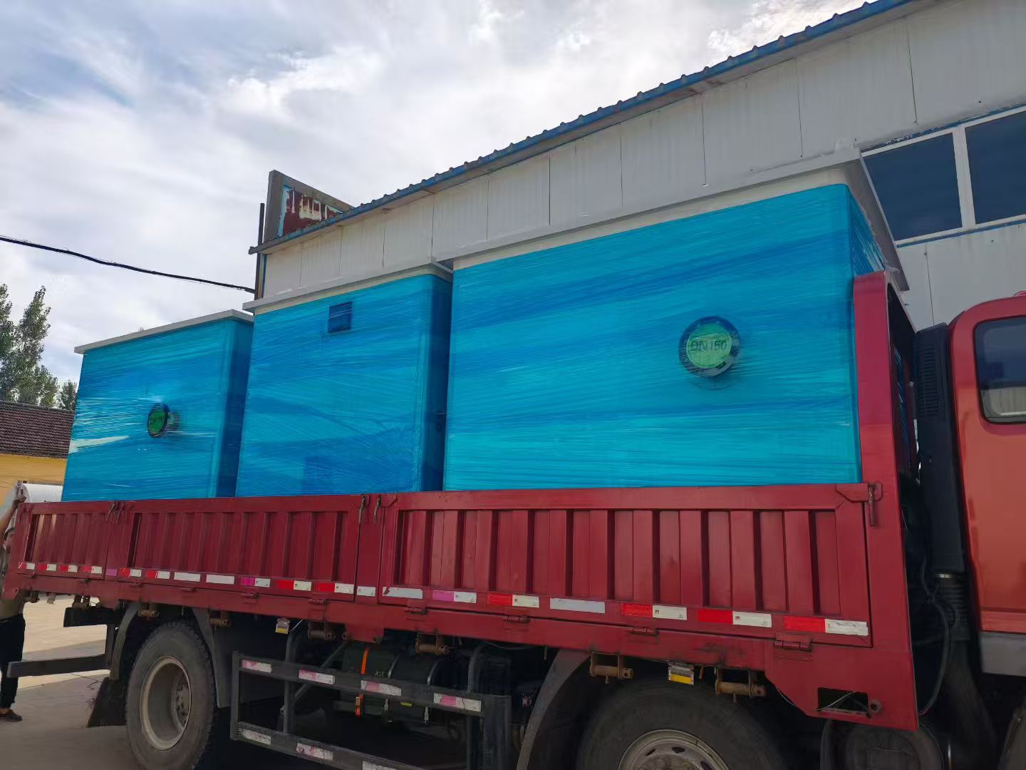 南京某工厂定制的三组水力模块