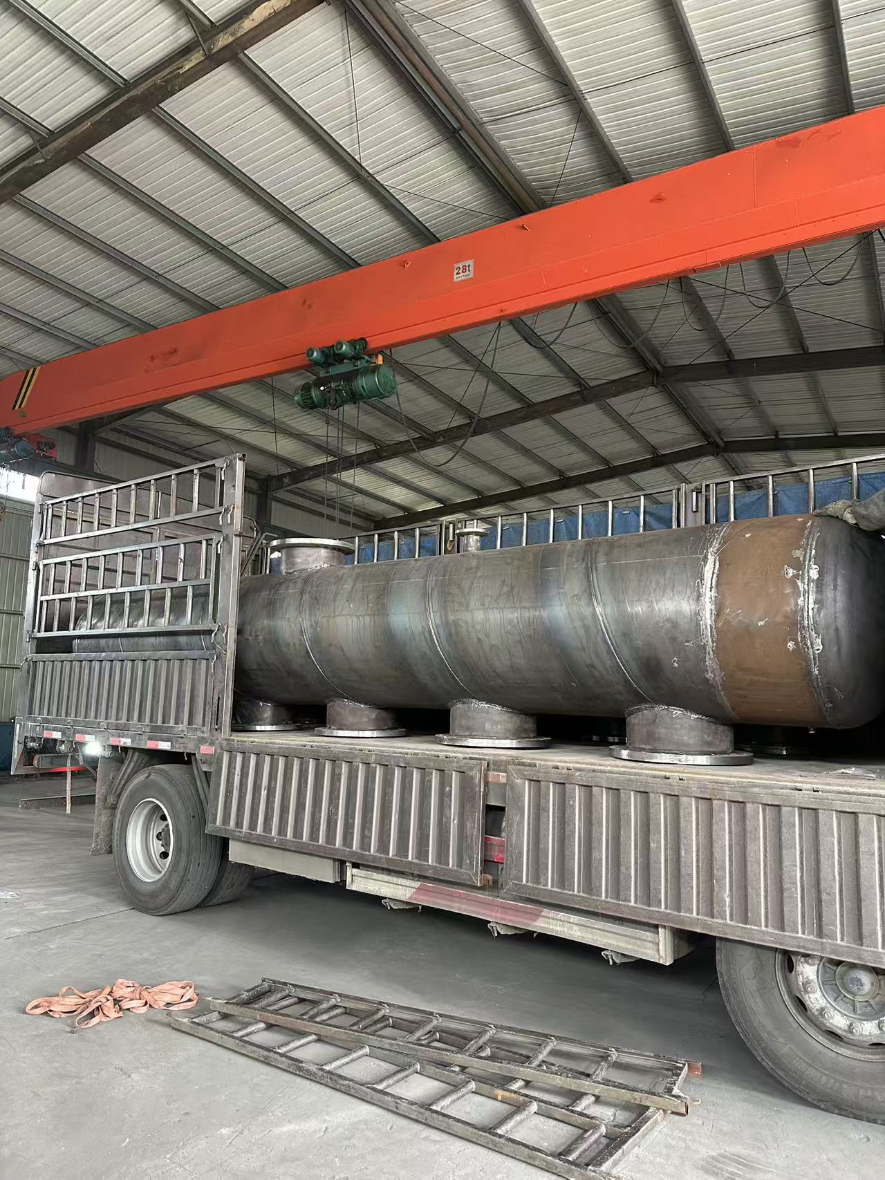 浙江工厂换热站的集分水器